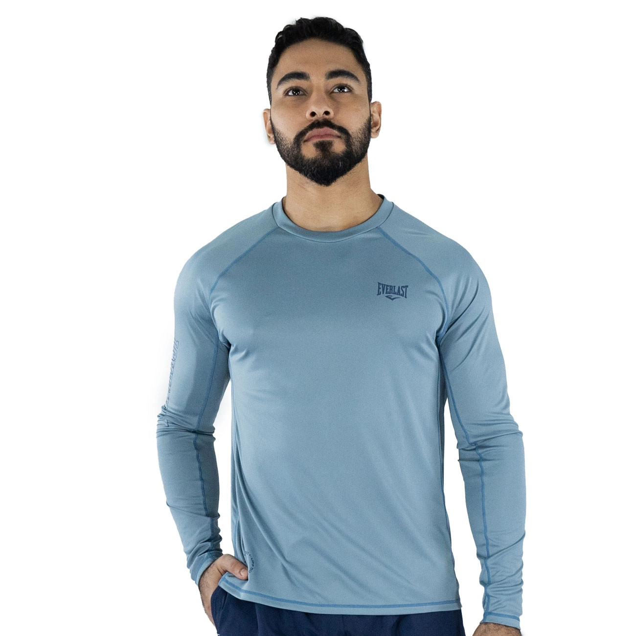 Rashguard Everlast Dressel de manga larga para hombre