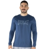 T-shirt de manga larga Everlast para hombre azul