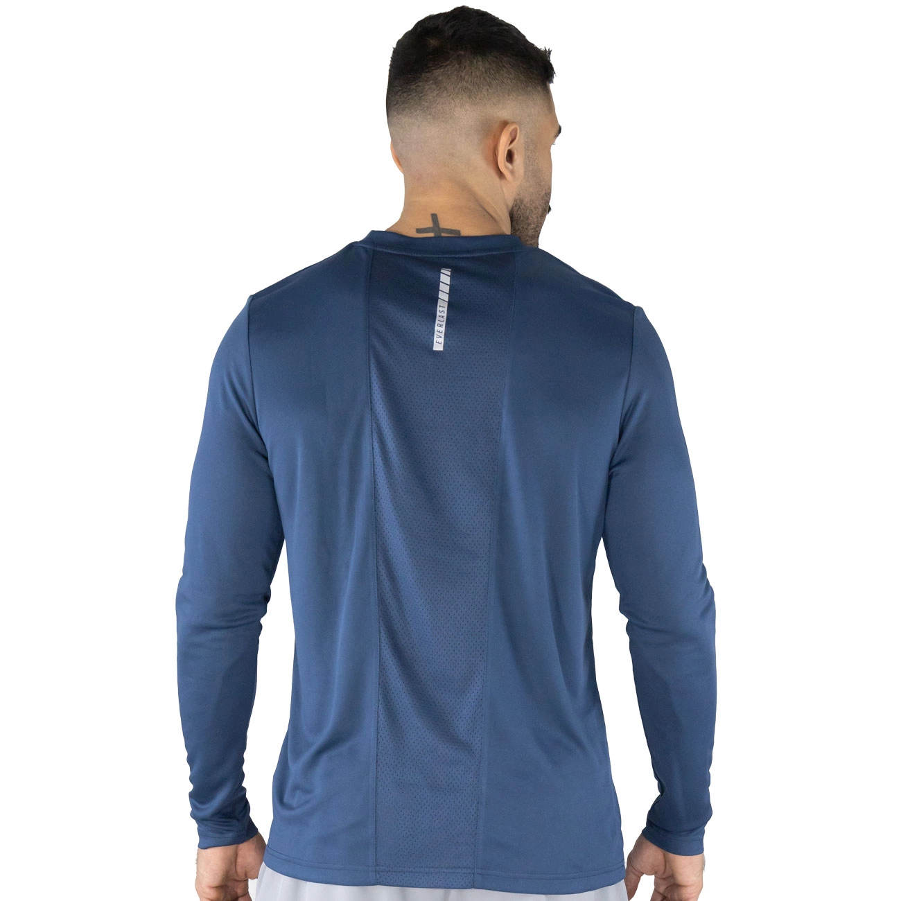 T-shirt de manga larga Everlast para hombre azul