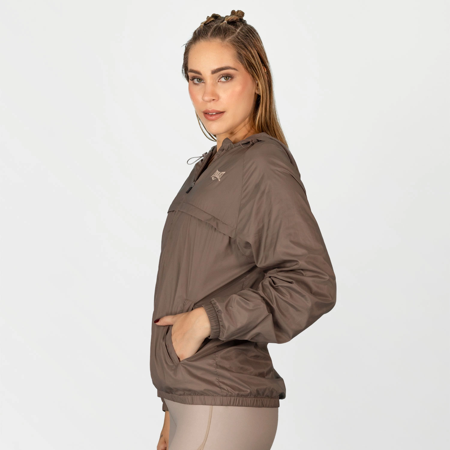 Hoodie cortavientos Everlast Earthed para mujer