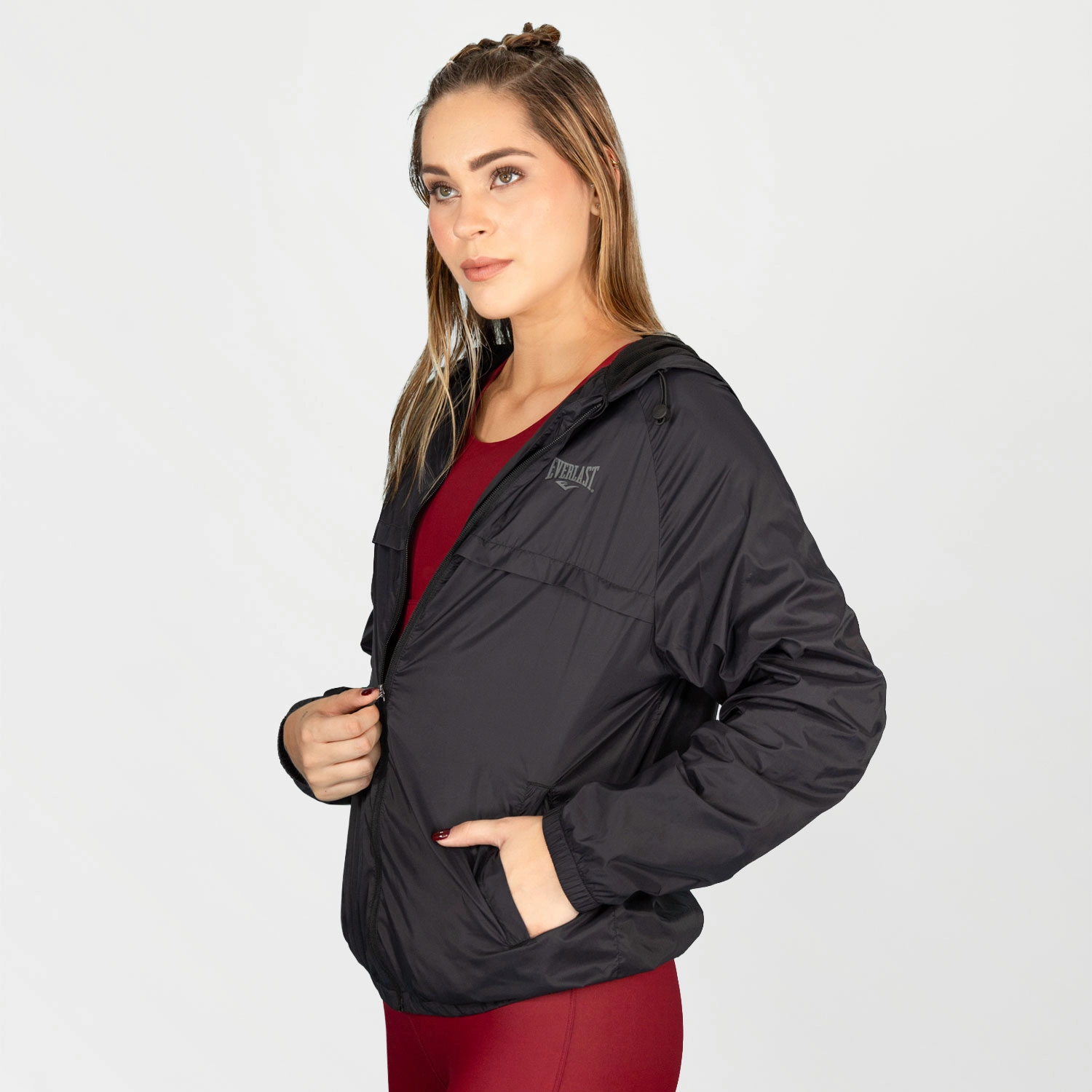 Hoodie cortaviento Everlast para mujer