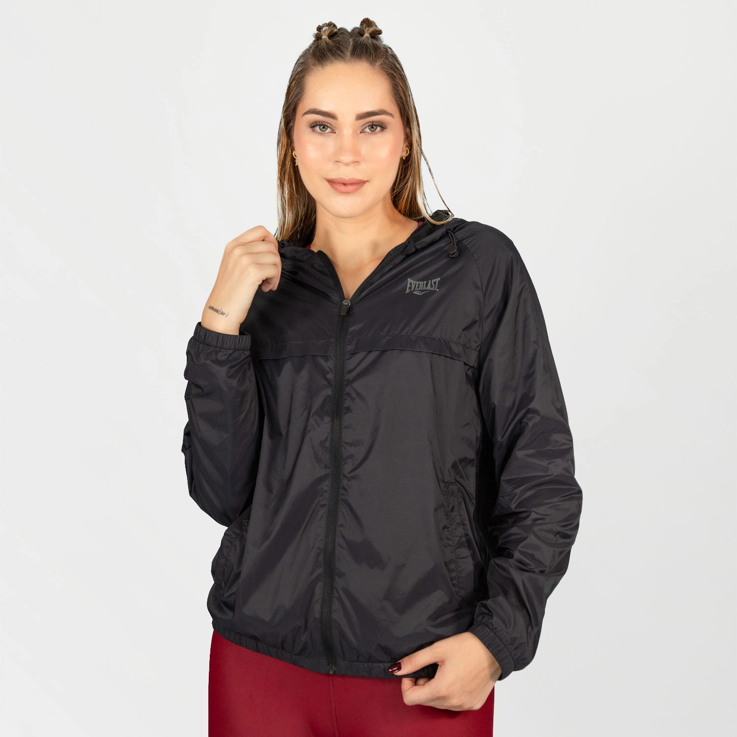 Hoodie cortaviento Everlast para mujer