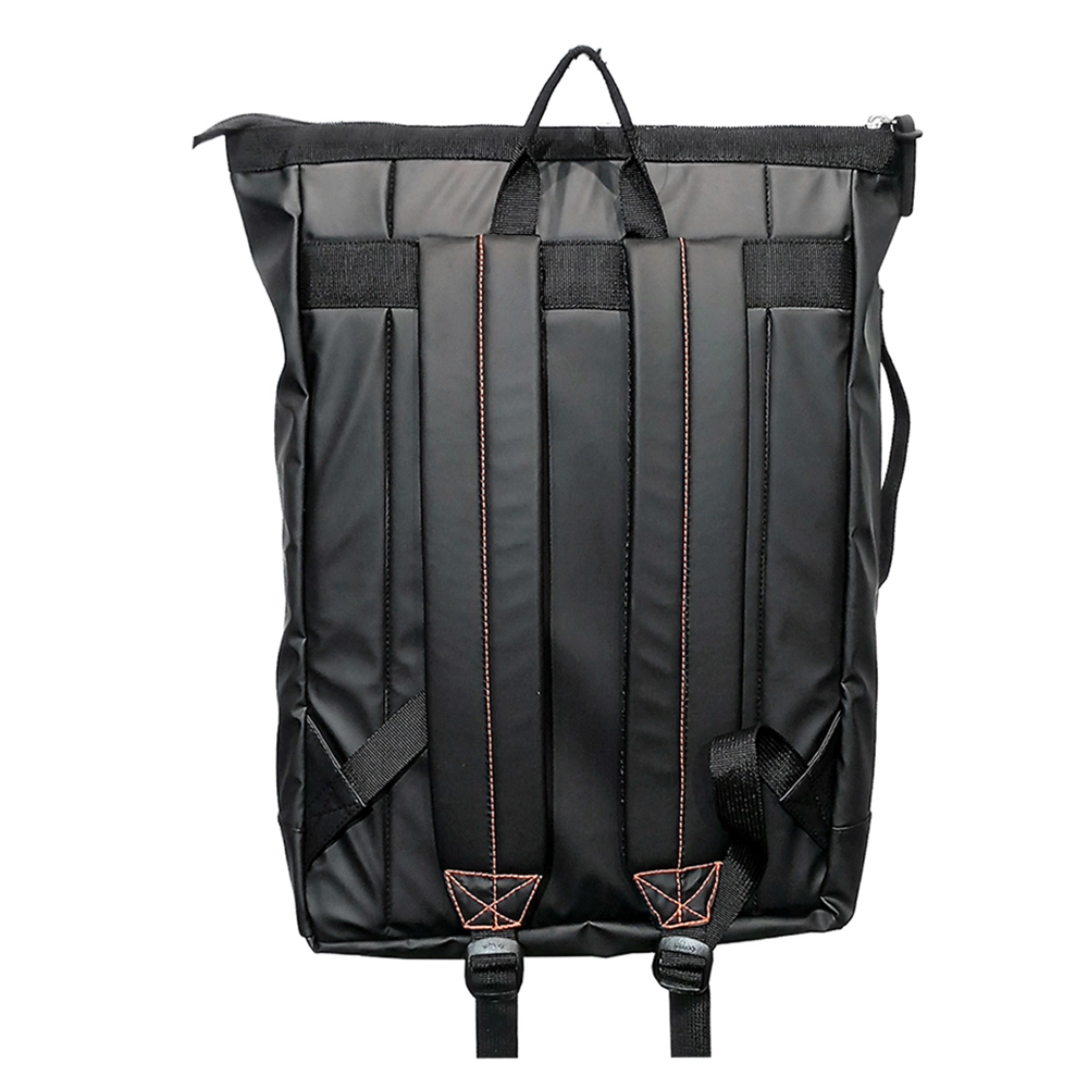 Mochila Everlast Trendy Negra con Detalles Naranja