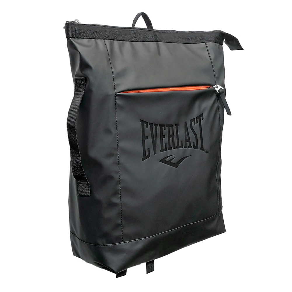 Mochila Everlast Trendy Negra con Detalles Naranja