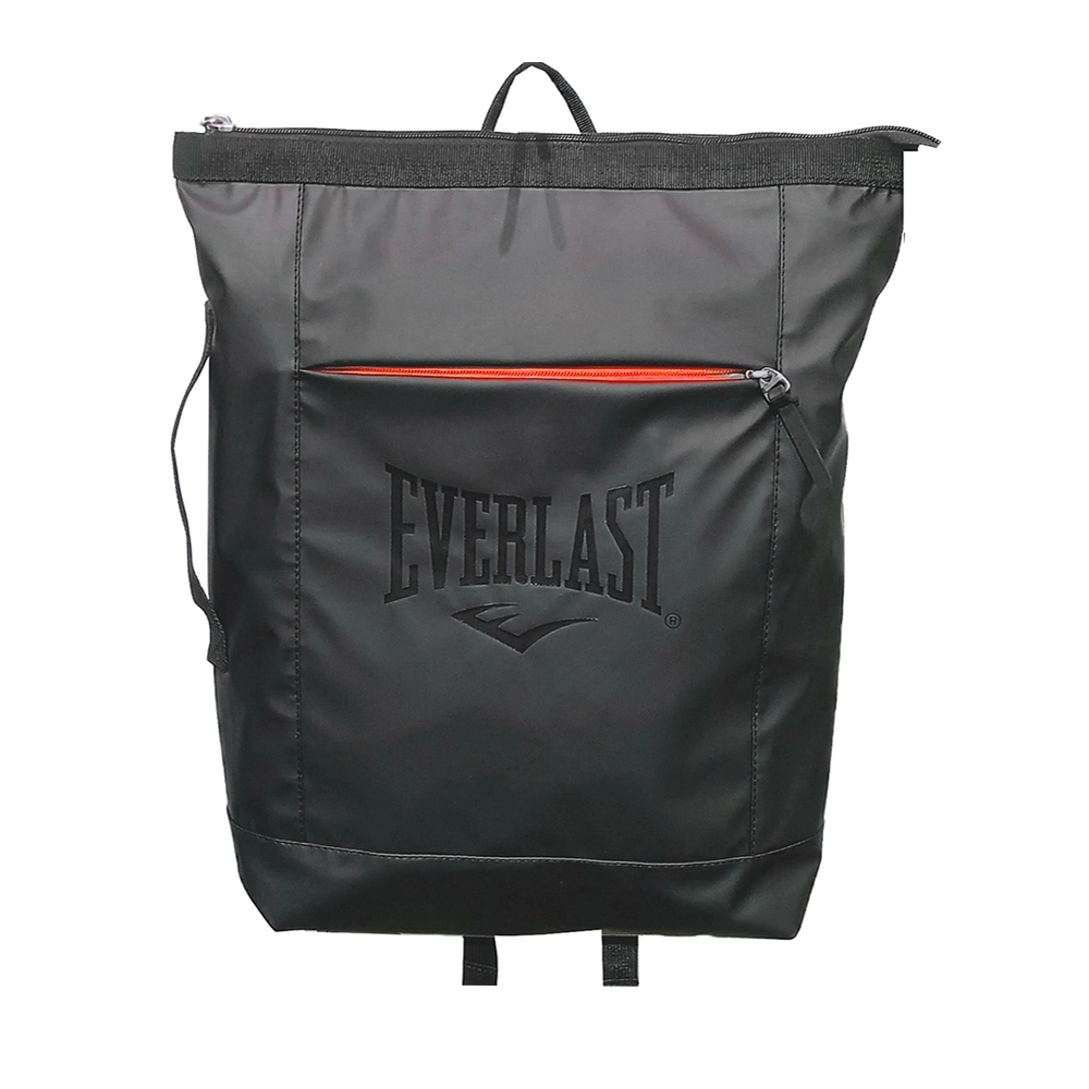 Mochila Everlast Trendy Negra con Detalles Naranja