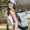 Mochila Everlast Trendy gris con detalles rojos