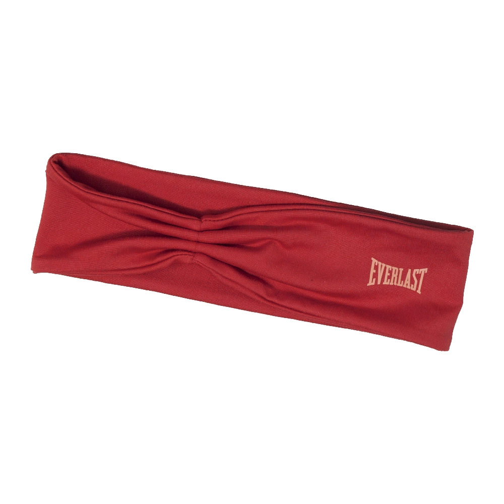 Cabecera deportiva antideslizante roja para mujer Everlast