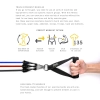 Juego de 3 ligas de resistencia Heavy Duty Everlast