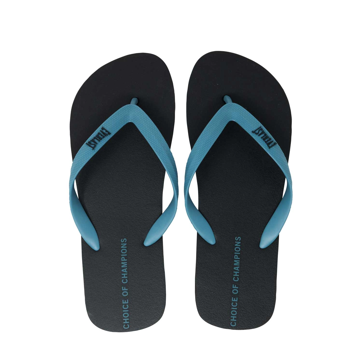 Sandalias Everlast Champion para hombre negras y azules