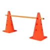 Set de obstáculos con dos conos y barra para entrenamiento
