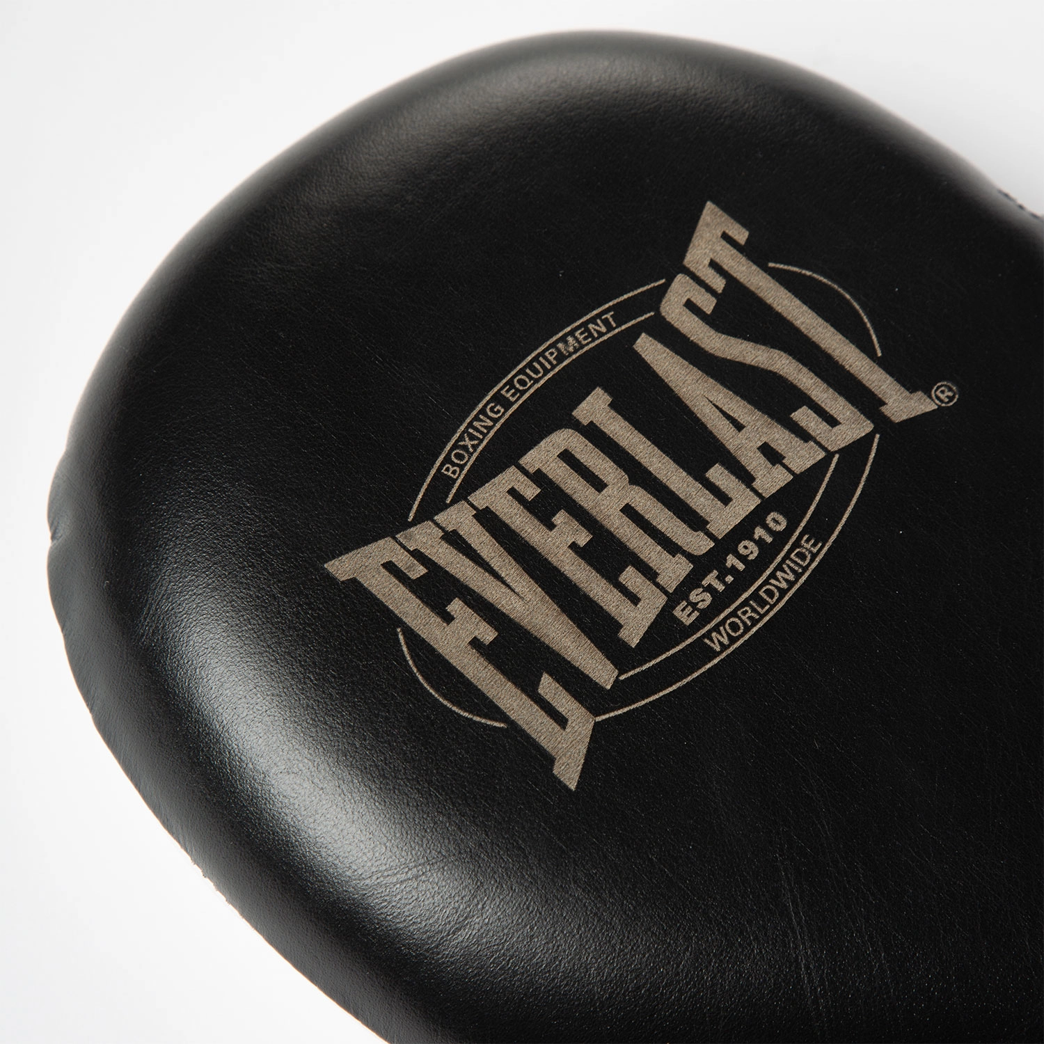 Pateador de mano Everlast de cuero negro