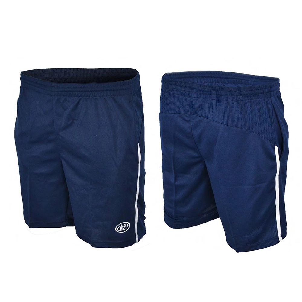 Short deportivo Runic azul marino con detalles blancos