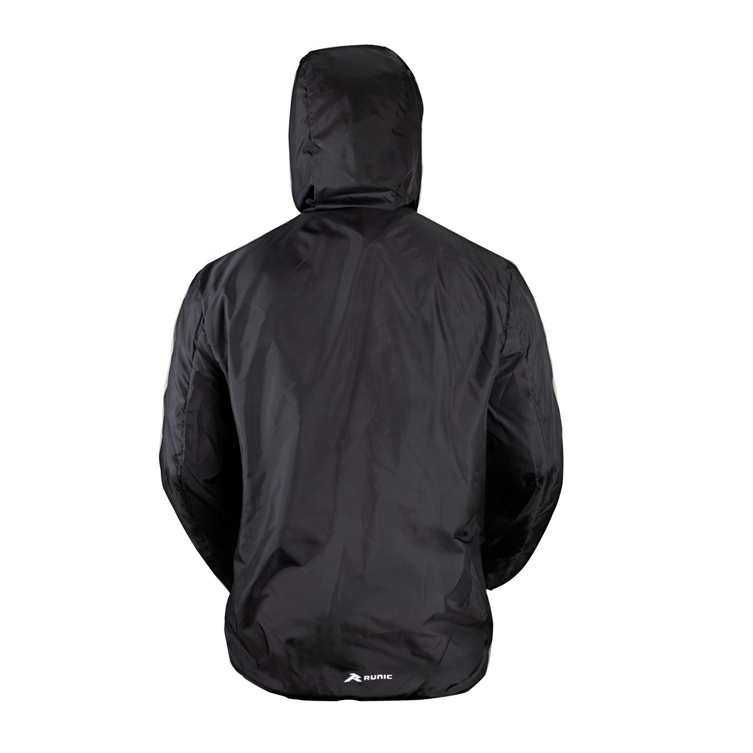 Hoodie deportivo negro para hombre Runic