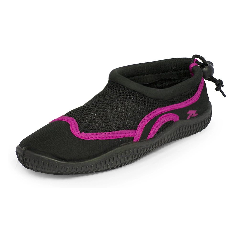 Zapatos de agua Runic para mujer negros con rosado