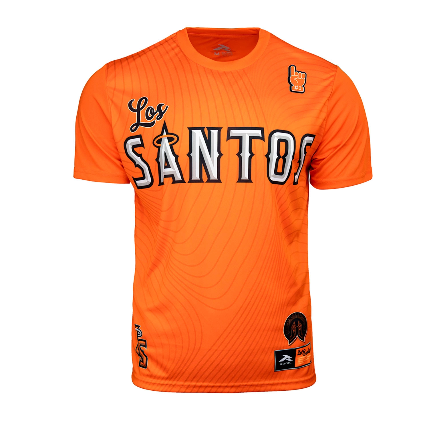 T-shirt de Béisbol Runic Los Santos Naranja