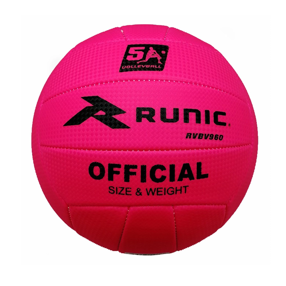Balón de Voleibol Runic PVC Rosado