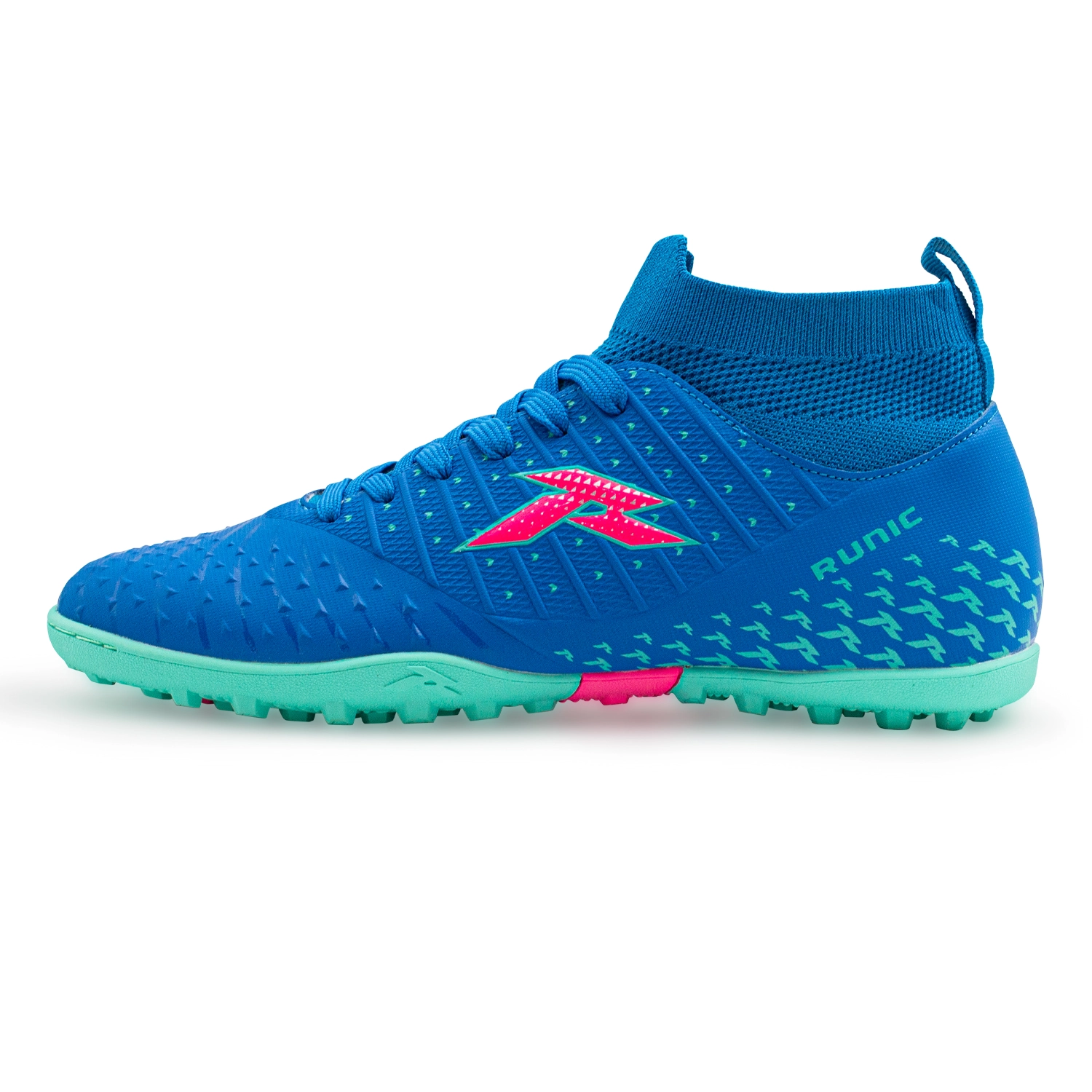 Tacos de fútbol Runic TF azules