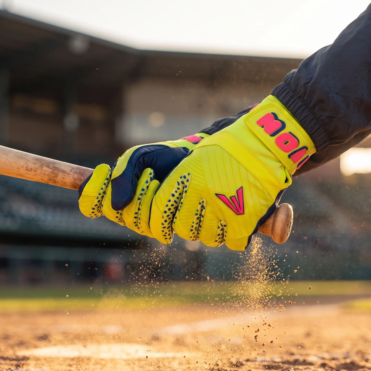 Guantes de bateo Easton Walk-Off Ethos Spring Break neón