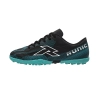 Zapatillas de fútbol Runic TF negras y turquesa