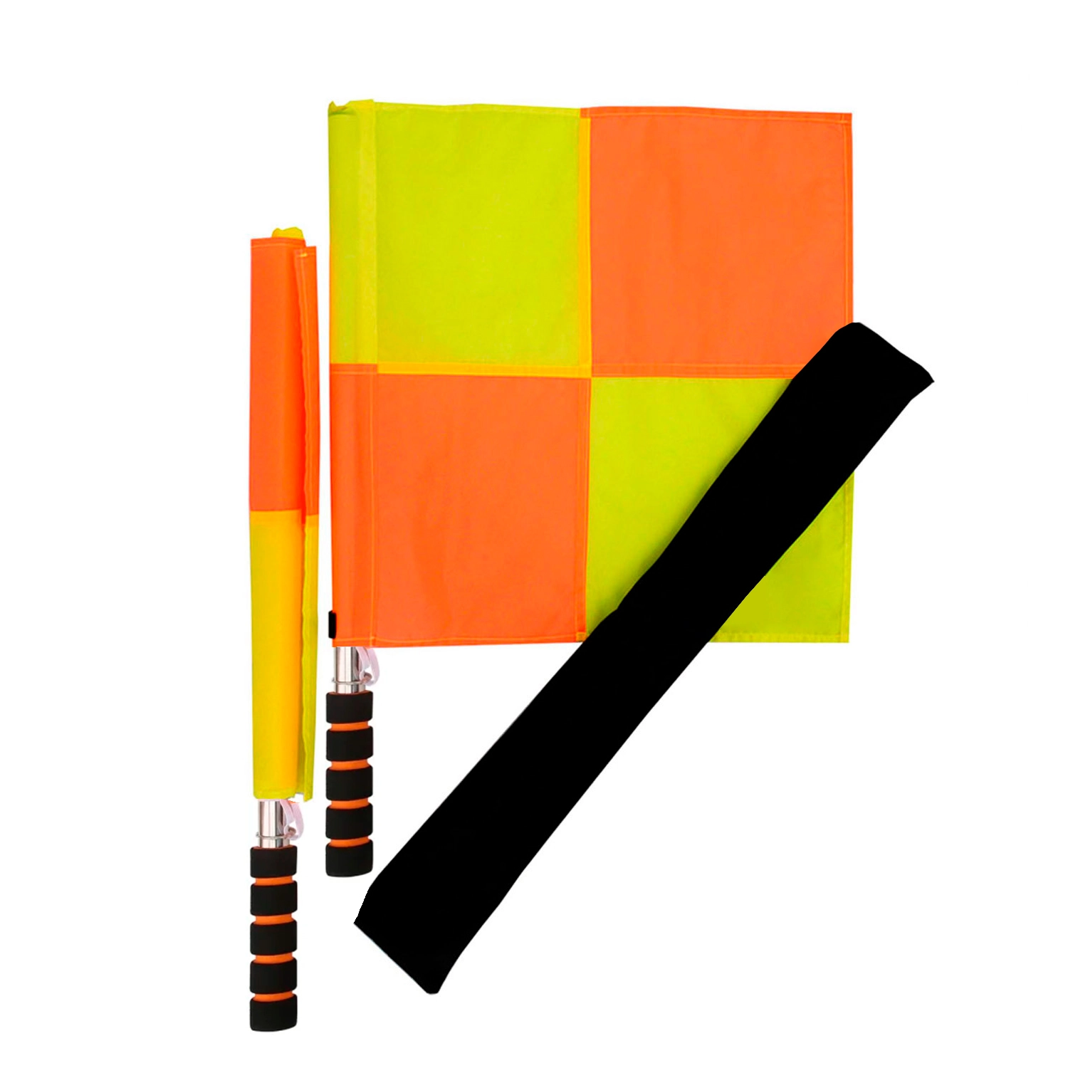 Banderas para árbitro asistente de fútbol