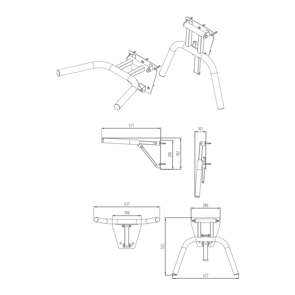 Barra Everlast Plegable para Pared Entrenamiento Superior - Imagen 6