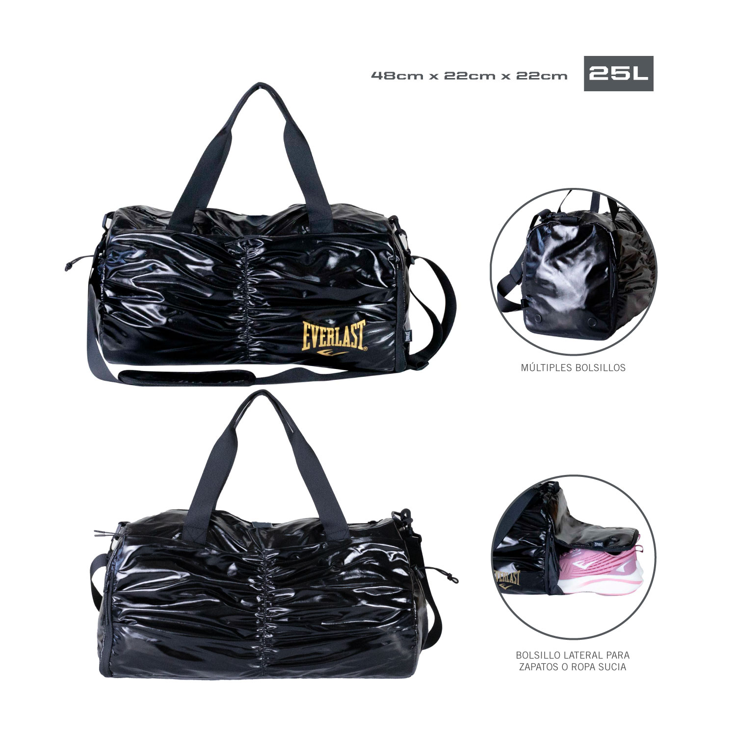 Bolso Deportivo Everlast 25l Resistente - Imagen 6