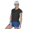 Camiseta Deportiva Mujer Negra Jacquard - Thumbnail Image 5