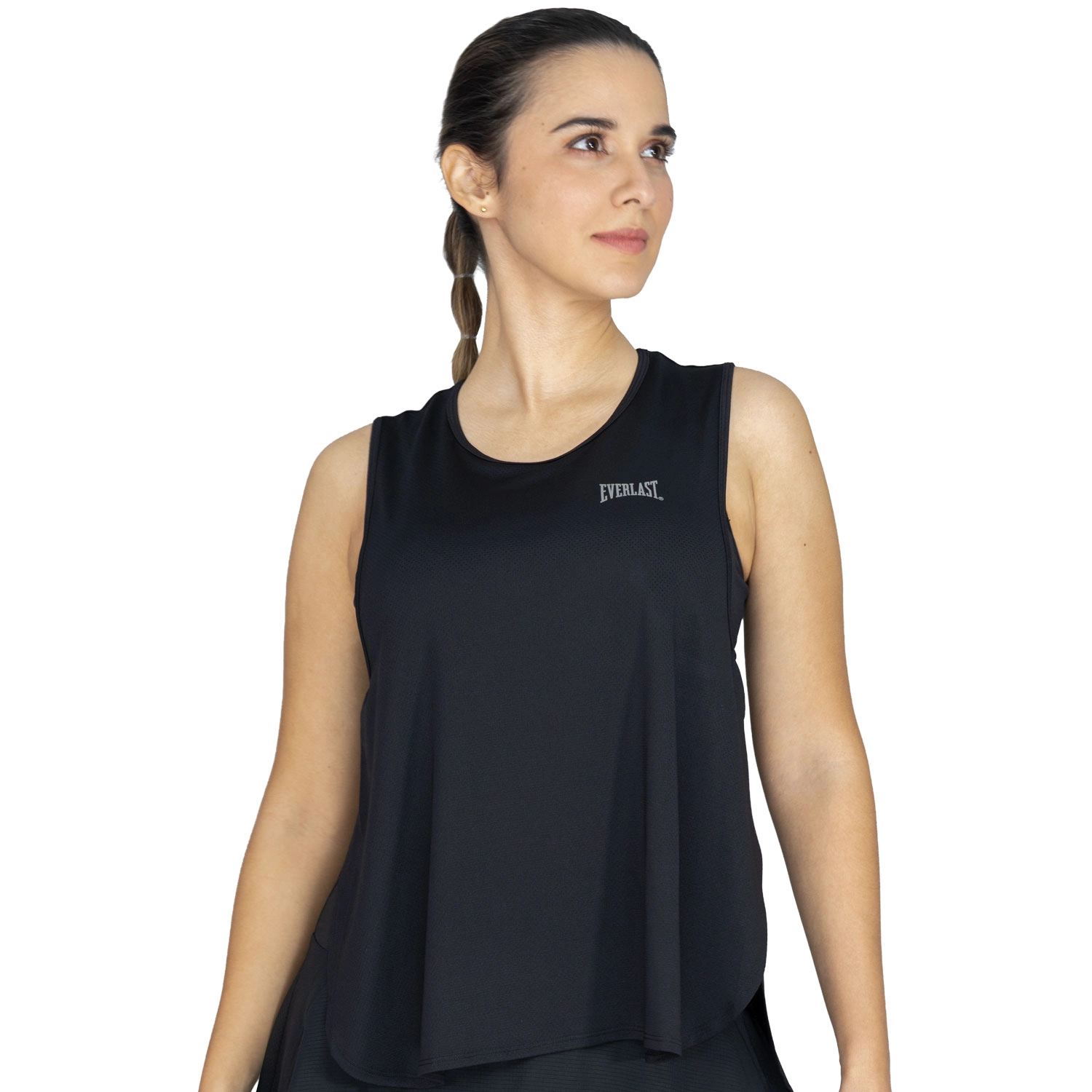 Camiseta Sin Mangas para Mujer Everlast Point Bk - Imagen 4