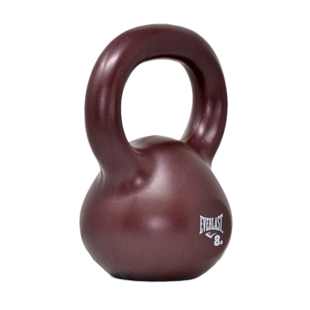 Kettlebell 8lb Entrenamiento Everlast Pvc Cómodo - Imagen 4