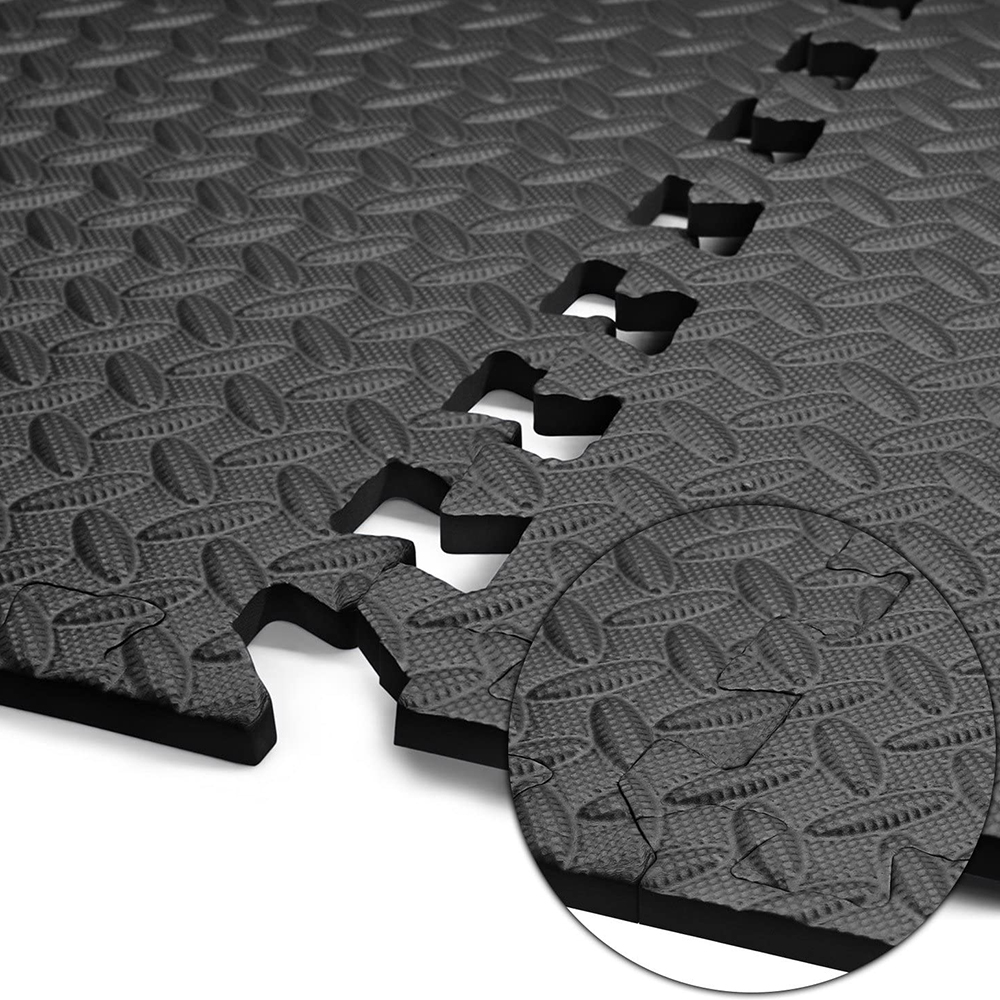 Mat para Yoga y Pilates Eva Negro 61x61x1.2cm - Imagen 6