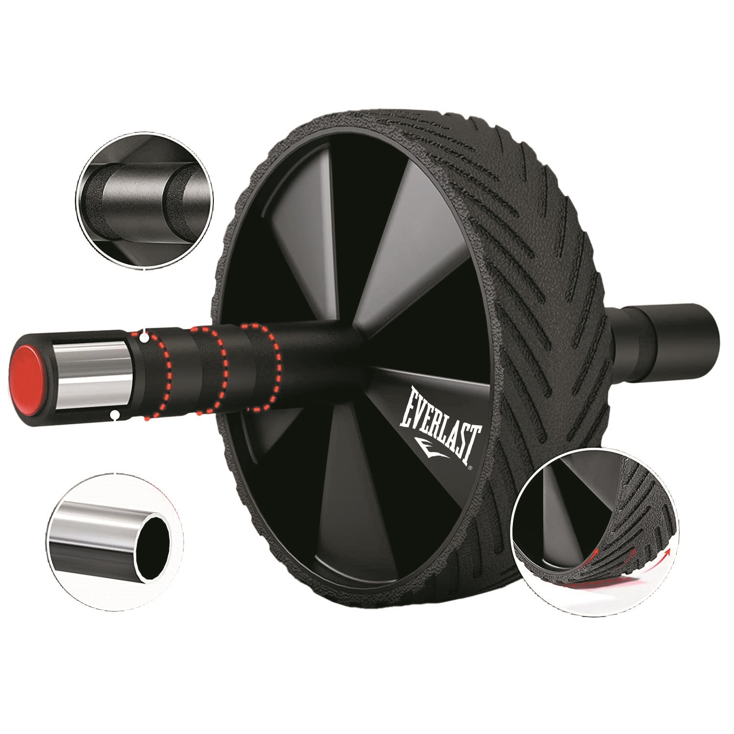 Rueda Abdominal Everlast para Tonificar Brazos y Core - Imagen 4