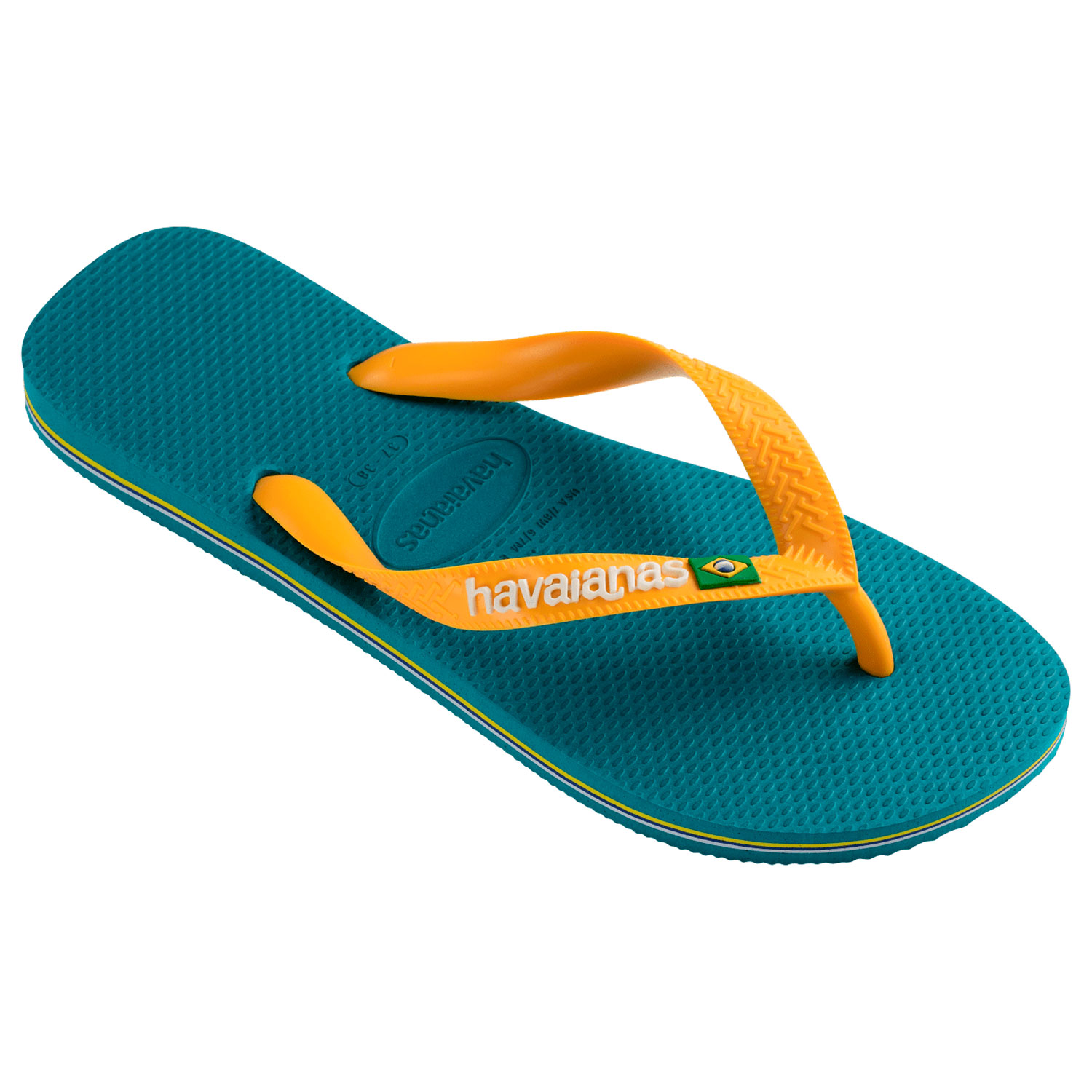 Sandalias Havaianas Moda Brasil Logo Fc Caucho - Imagen 7