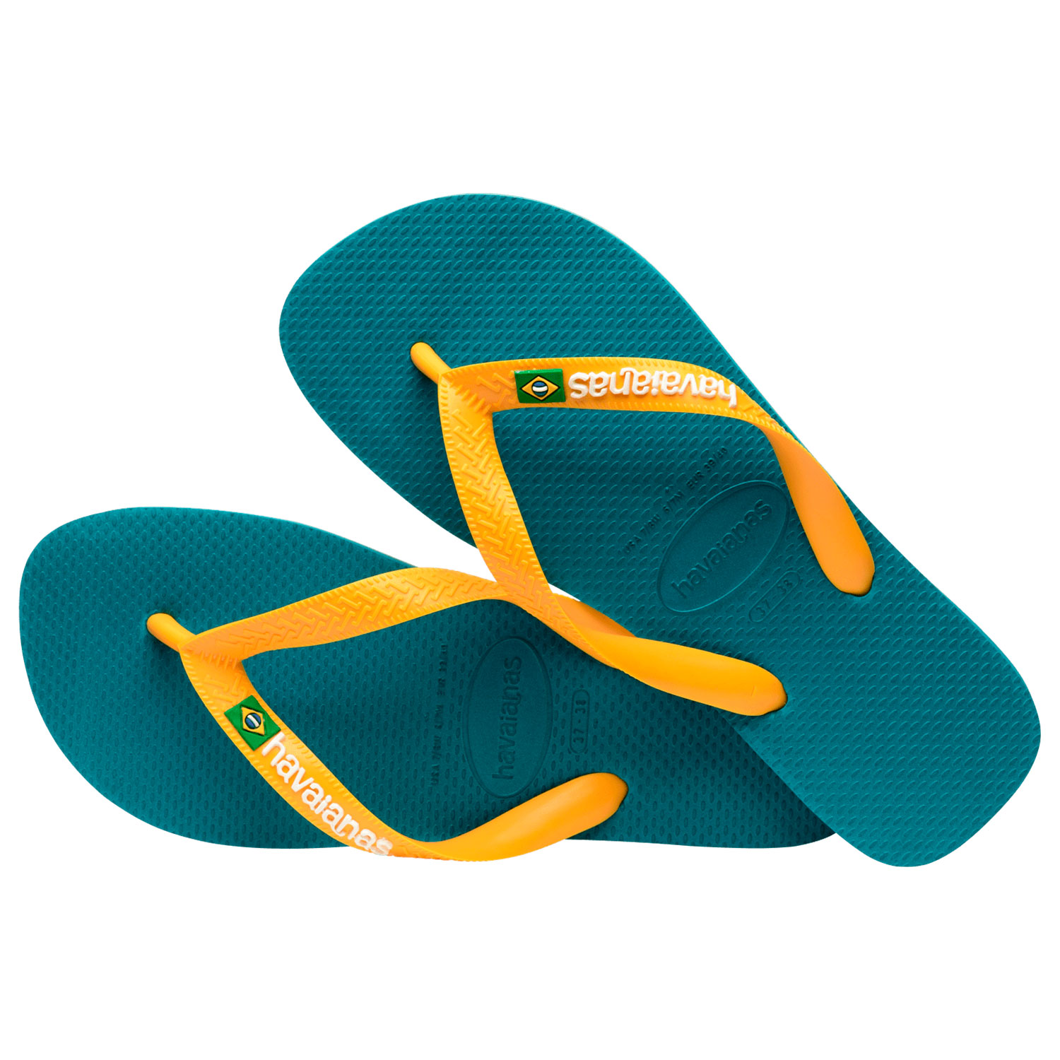 Sandalias Havaianas Moda Brasil Logo Fc Caucho - Imagen 8