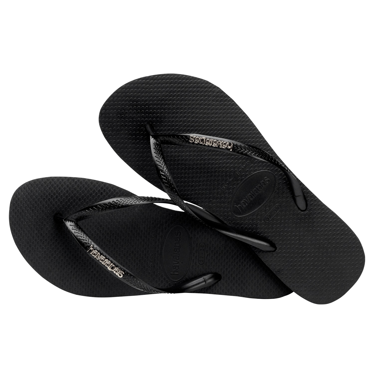 Sandalias Havaianas Slim Logo Metallic - Imagen 7