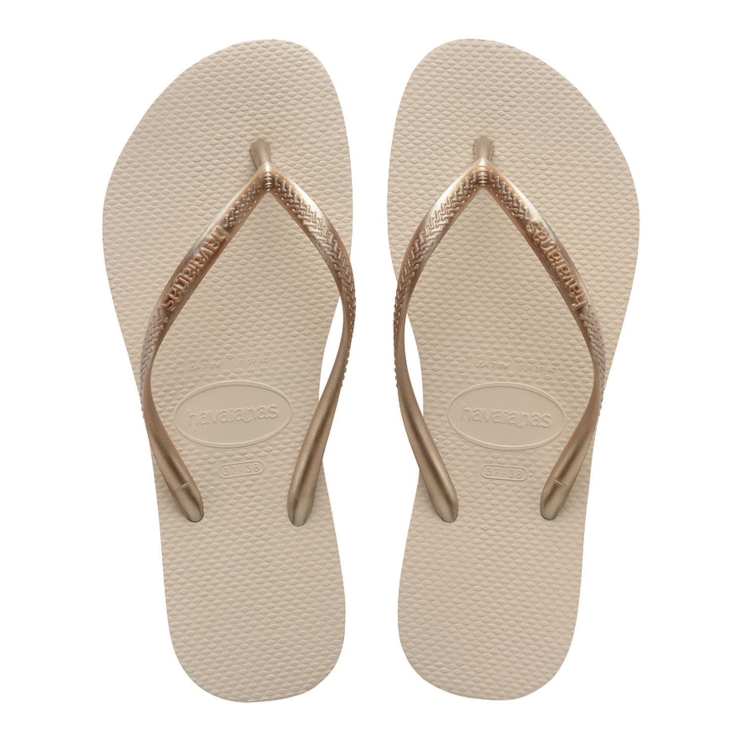 Sandalias Havaianas Versátiles Slim Fc Caucho - Imagen 4