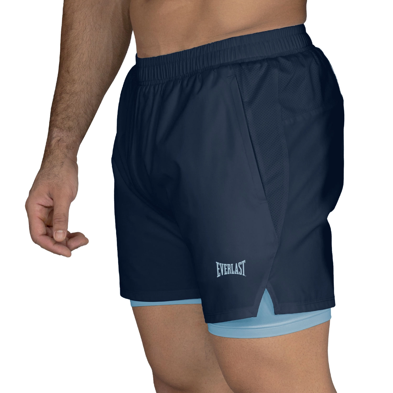 Short 2In1 Men Poly/Elast Everlast Stride 5" - Imagen 5